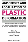 Cover: Anisotropy and Localization of Plastic Deformation - Kluwer Academic Publishers