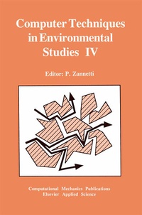Enlarge image Cover: Computer Techniques in Environmental Studies IV - Kluwer Academic Publishers