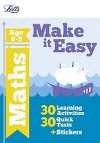 Enlarge image Cover: Maths Age 8-9 - Letts Educational
