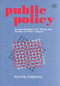 Enlarge image Cover: Public Policy - Edward Elgar Publishing