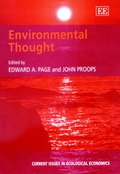 Cover: Environmental Thought - Edward Elgar Publishing
