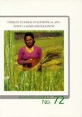 Cover: Sterility in Wheat in Subtropical Asia: Extent, Causes and Solutions - Australian Centre for International Agricultural Research
