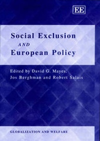 Enlarge image Cover: Social Exclusion and European Policy - Edward Elgar Publishing