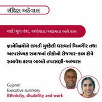 Enlarge image Cover: Ethnicity, Disability and Work: Executive Summary - Royal National Institute for the Blind