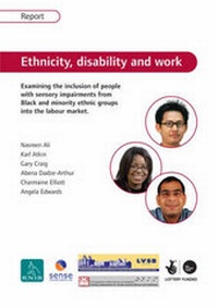 Enlarge image Cover: Ethnicity, Disability and Work: Report - Royal National Institute for the Blind
