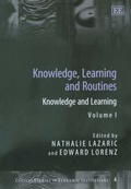 Cover: Knowledge, Learning and Routines - Edward Elgar Publishing