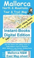 Cover: Mallorca North and Mountains Tour and Trail East Map 2009 - Instant-Books UK Ltd