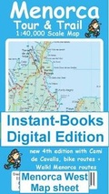 Cover: Menorca Tour and Trail West Map - Instant-Books UK Ltd