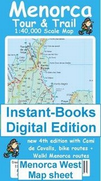 Abbildung von: Menorca Tour and Trail West Map - Instant-Books UK Ltd