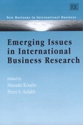 Cover: Emerging Issues in International Business Research - Edward Elgar Publishing