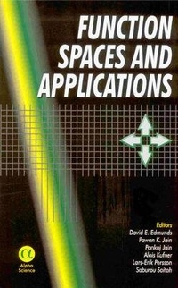 Abbildung von: Function Spaces and Applications - Alpha Science International Ltd