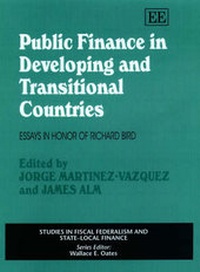Enlarge image Cover: Public Finance in Developing and Transitional Countries - Edward Elgar Publishing