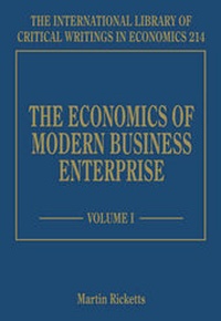 Enlarge image Cover: The Economics of Modern Business Enterprise - Edward Elgar Publishing