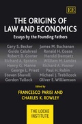 Cover: The Origins of Law and Economics - Edward Elgar Publishing