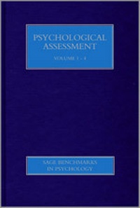 Enlarge image Cover: Psychological Assessment - SAGE Publications Ltd