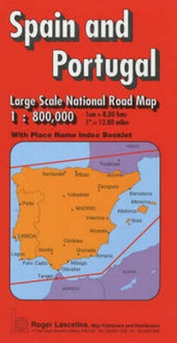 Abbildung von: Spain and Portugal National Road Map - Roger Lascelles