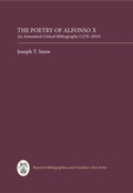Cover: The Poetry of Alfonso X - Tamesis Books