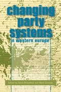 Cover: The Changing Party Systems in Western Europe - Continuum International Publishing Group Ltd.