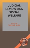 Cover: Judicial Review and Social Welfare - Frances Pinter Publishers Ltd