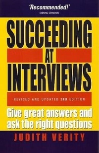 Enlarge image Cover: Succeeding At Interviews,3rd Edition - How To Books Ltd