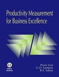 Cover: Productivity Measurement for Business Excellence - Alpha Science International Ltd