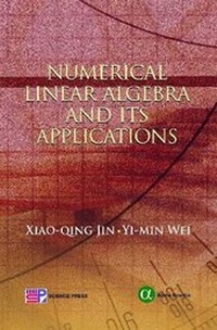 Abbildung von: Numerical Linear Algebra and its Applications - Alpha Science International Ltd