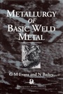 Cover: Metallurgy of Basic Weld Metal - Woodhead Publishing Ltd