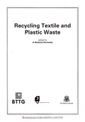Cover: Recycling Textile and Plastic Waste - Woodhead Publishing Ltd