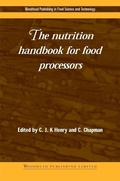 Cover: The Nutrition Handbook for Food Processors - Woodhead Publishing Ltd