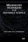 Cover: Microscopy Techniques for Materials Science - Woodhead Publishing Ltd