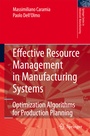 Cover: Effective Resource Management in Manufacturing Systems - Springer