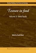 Cover: Texture in Food - Woodhead Publishing Ltd
