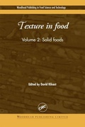 Cover: Texture in Food - Woodhead Publishing