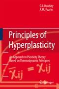 Cover: Principles of Hyperplasticity - Springer