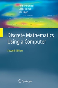 Enlarge image Cover: Discrete Mathematics Using a Computer - Springer