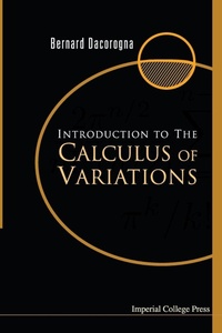 Abbildung von: Introduction To The Calculus Of Variations - Imperial College Press