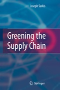Cover: Greening the Supply Chain - Springer