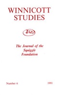 Cover: Winnicott Studies - Karnac Books