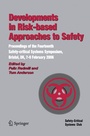 Cover: Developments in Risk-based Approaches to Safety - Springer