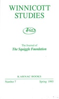 Cover: Winnicott Studies - Karnac Books