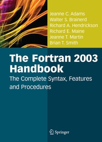 Enlarge image Cover: The Fortran 2003 Handbook - Springer