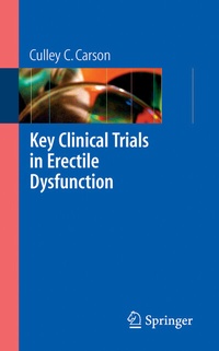 Enlarge image Cover: Key Clinical Trials in Erectile Dysfunction - Springer