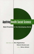 Cover: Applying Health Social Science - Zed Books Ltd