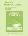 Cover: Student Solutions Manual for Elementary & Intermediate Algebra - Pearson