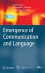 Cover: Emergence of Communication and Language - Springer