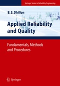 Cover: Applied Reliability and Quality - Springer