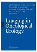 Cover: Imaging in Oncological Urology - Springer