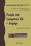 Cover: People and Computers XX - Engage - Springer