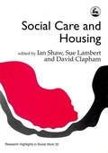 Cover: Social Care and Housing - Jessica Kingsley Publishers
