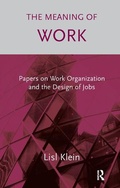 Cover: The Meaning of Work - Karnac Books